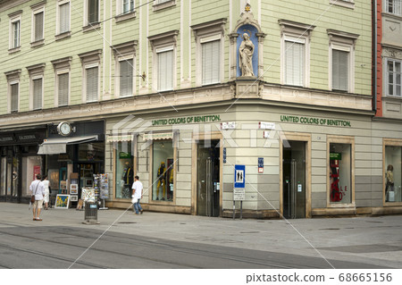 United Colors of Benetton brand shop window in 68665156