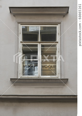 Vogue brand window shop in Graz. Vogue brand window shop in Graz. 68665161