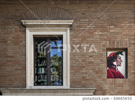 Dante Alighieri and the bookcase Dante Alighieri and the bookcase 68665650