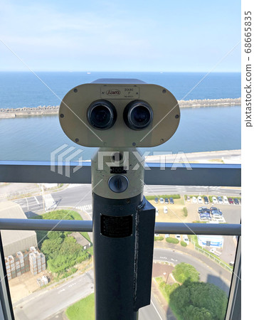 千葉縣犬之崎港塔式投幣式望遠鏡 68665835