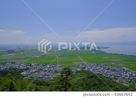 Shiga Omihachiman: View from Mt. Hachiman 68667602