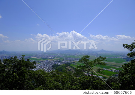 Shiga Omihachiman: View from Mt. Hachiman 68667606