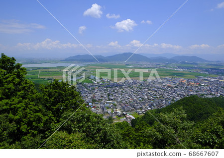 Shiga Omihachiman: View from Mt. Hachiman 68667607