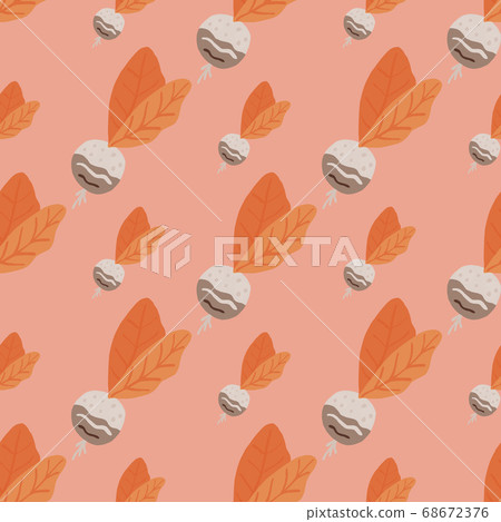Summer seamless pattern with orange and white 68672376