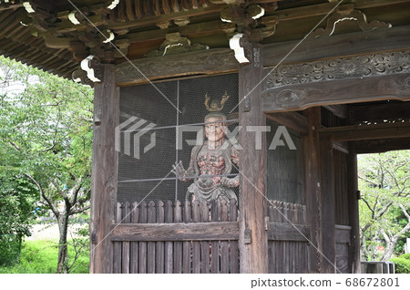 Negoji寺大門神王雕像和歌山 Negoji寺大門神王雕像和歌山 68672801