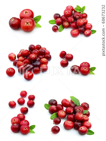 Collage of cranberries Collage of cranberries 68673232