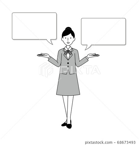 Guidance Female_2_Fukidashi B Monochrome Guidance Female_2_Fukidashi B Monochrome 68673493