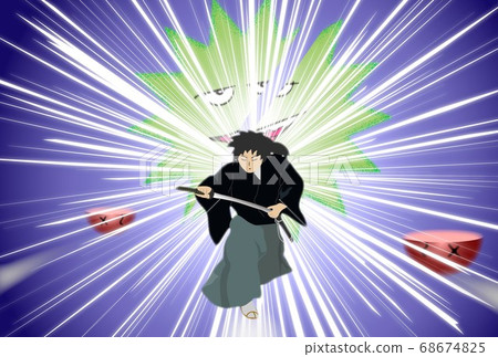 Samurai that kills anything, kills the virus 2 68674825