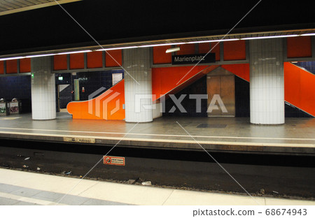 Home of Marienplatz Station in Munich, Germany 68674943