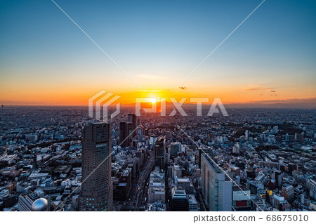 Shibuya Scramble Square opened in November 2019 in Shibuya, Tokyo, Japan. 68675010