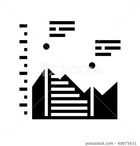 analyzing infographic glyph icon vector illustration analyzing infographic glyph icon vector illustration 68675631