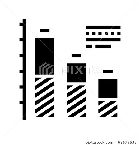 financial diagram glyph icon vector illustration financial diagram glyph icon vector illustration 68675633
