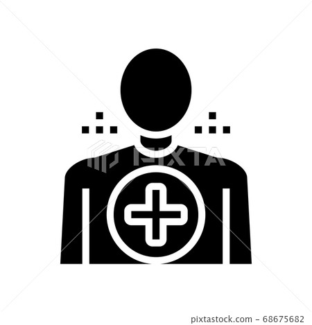 human new colleague glyph icon vector illustration human new colleague glyph icon vector illustration 68675682