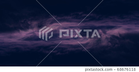 Parallel dramatic storm clouds space Parallel dramatic storm clouds space 68676118