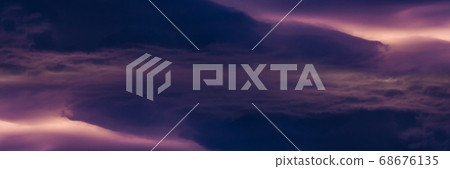 Parallel dramatic storm clouds space 68676135
