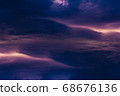Parallel dramatic storm clouds space 68676136