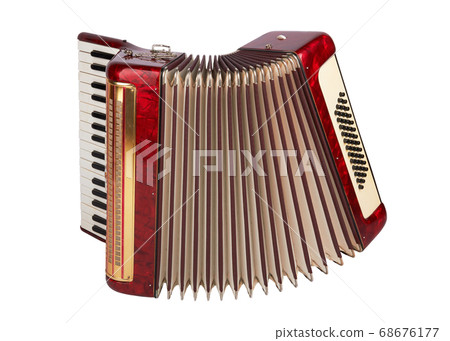 Retro accordion isolated 68676177