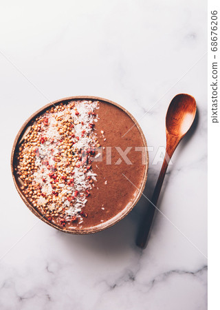 Chocolate Smoothie in Coconut Bowl Chocolate Smoothie in Coconut Bowl 68676206