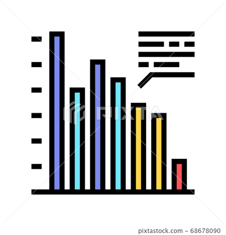profit infographic color icon vector illustration profit infographic color icon vector illustration 68678090