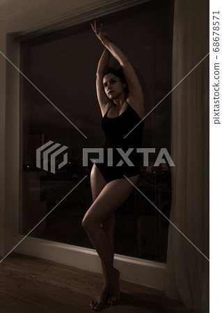 Fashion style portrait of a beautiful woman 68678571
