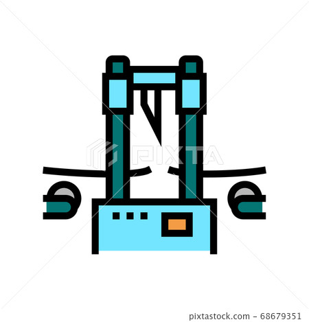 industrial cutting equipment color icon vector illustration industrial cutting equipment color icon vector illustration 68679351