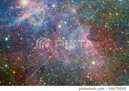 Endless universe. Elements of this image furnished by NASA 68679898