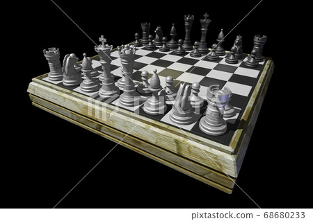 國際象棋(CG:黑色背景) 國際象棋(CG:黑色背景) 68680233