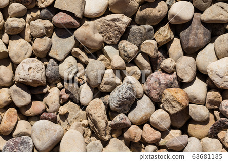 Stone Pebbles Texture Or Stone Pebbles Background 68681185