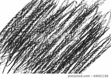 black white grungy crayons strockes texture 68681186
