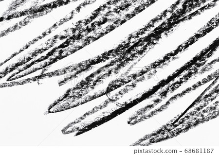 black white grungy crayons strockes texture 68681187
