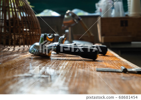 Coffee Machine Holder Lying On the table Coffee Machine Holder Lying On the table 68681454
