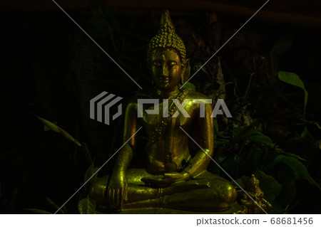 Buddha statue in the night Buddha statue in the night 68681456