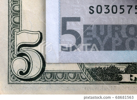 5 euros and 5 dollars 5 euros and 5 dollars 68681563