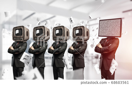 Modern technologies against old one. Modern technologies against old one. 68683561