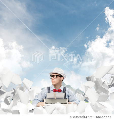 Creative inspiration of young writer. Creative inspiration of young writer. 68683567