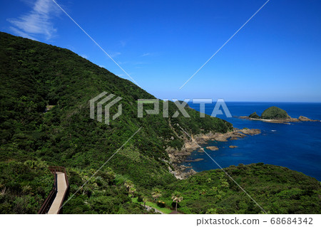 [鹿兒島海角岬]從海角岬天文台向海角岬停車場 68684342