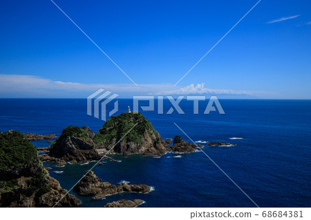 [Cape Sata, Kagoshima] From Cape Sata Observatory to Cape Sata Lighthouse and Yakushima 68684381