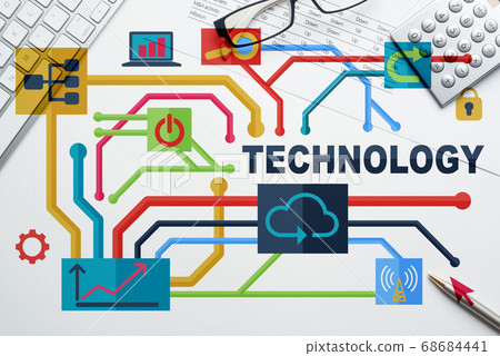 Network media background 68684441