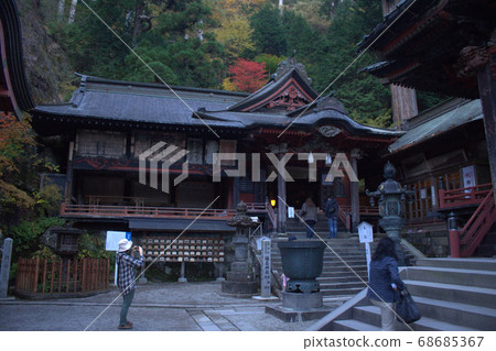 榛名神社國前廳 照片素材 圖片 圖庫