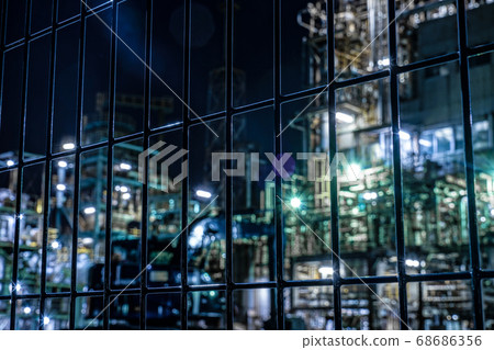 川崎/京濱工業區的工廠夜景 川崎/京濱工業區的工廠夜景 68686356
