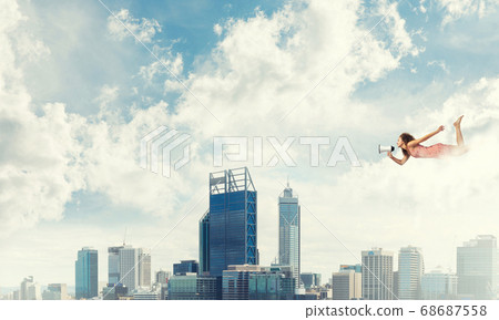 She is free to express herself She is free to express herself 68687558