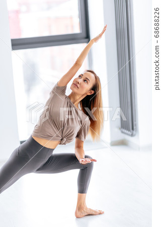 young ambitious girl concentrated on performing young ambitious girl concentrated on performing 68688226