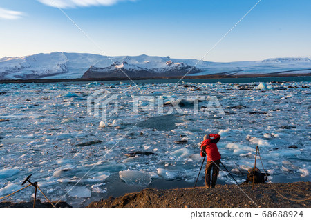 冰島瓦特納約克山脈冰川,Jokulsallon湖 冰島瓦特納約克山脈冰川,Jokulsallon湖 68688924