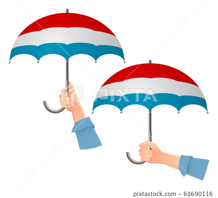 luxembourg flag umbrella luxembourg flag umbrella 68690116