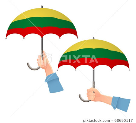 lithuania flag umbrella lithuania flag umbrella 68690117