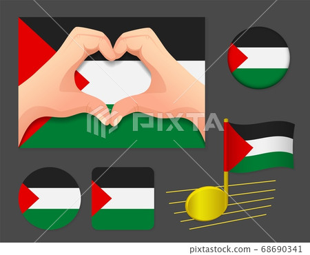 palestine flag icon palestine flag icon 68690341