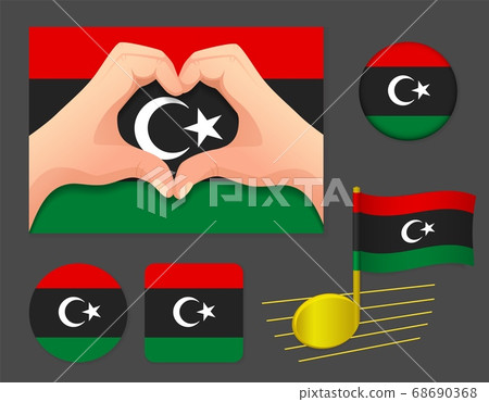 libya flag icon libya flag icon 68690368