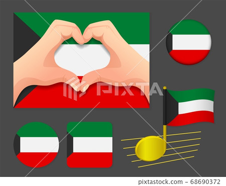 kuwait flag icon kuwait flag icon 68690372