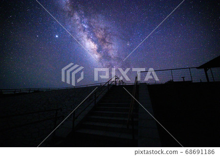 [Cape Sata, Kagoshima Prefecture] Summer Milky Way from Cape Sata Parking 68691186