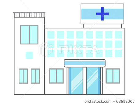 Hospital building, exterior 68692303